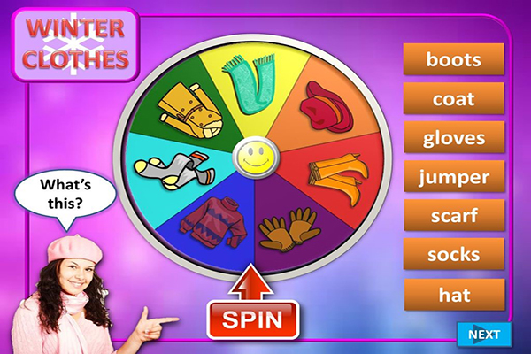 آموزش لباس به انگلیسی از طریق بازی